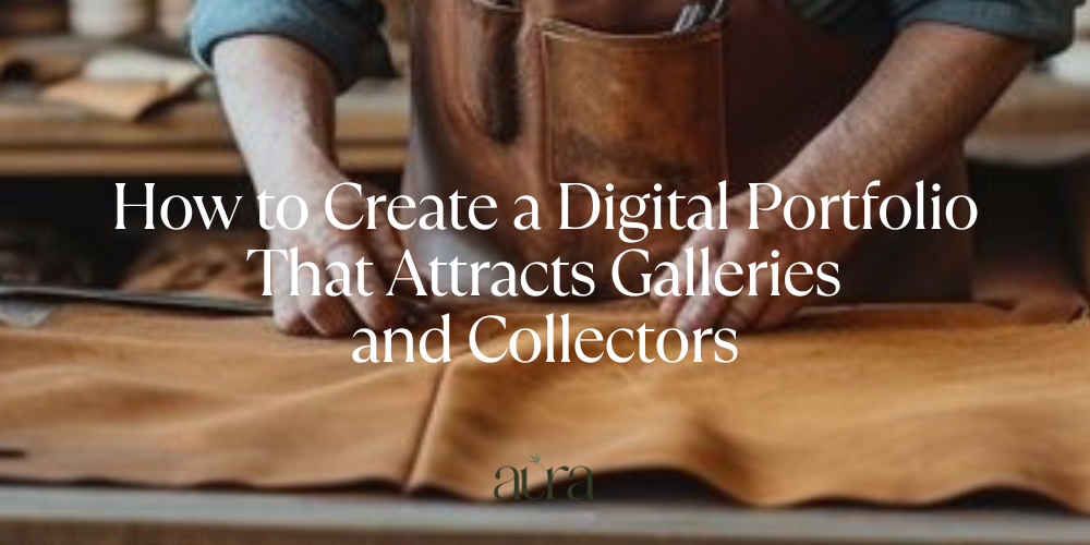 How to Create a Digital Portfolio That Attracts Galleries and Collectors
