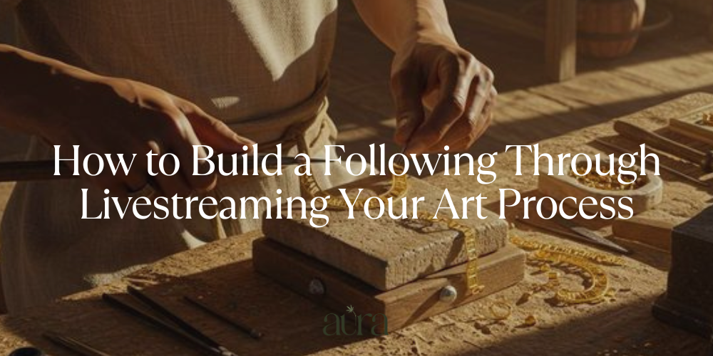 How to Build a Following Through Livestreaming Your Art Process